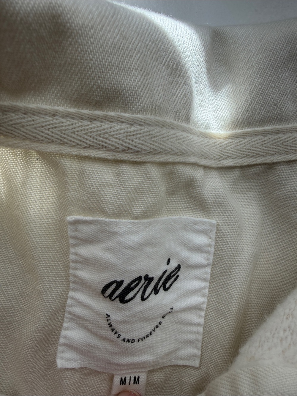 Aerie NWOT First class sweatshirt color cream size medium - Picture 6 of 16